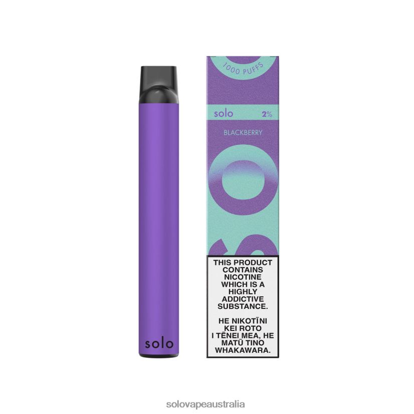 Blackberry Solo Disposable Vape Paradise Collection ZN6LB022 | Solo Vape Buy